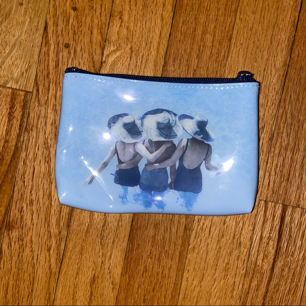 2/$10 Waterproof Blue Coin Purse